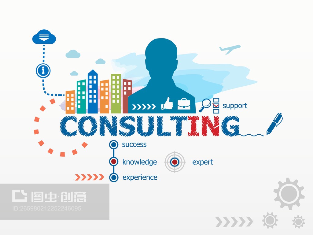 咨詢理念和商務(wù)人士。Consulting concept and business man.